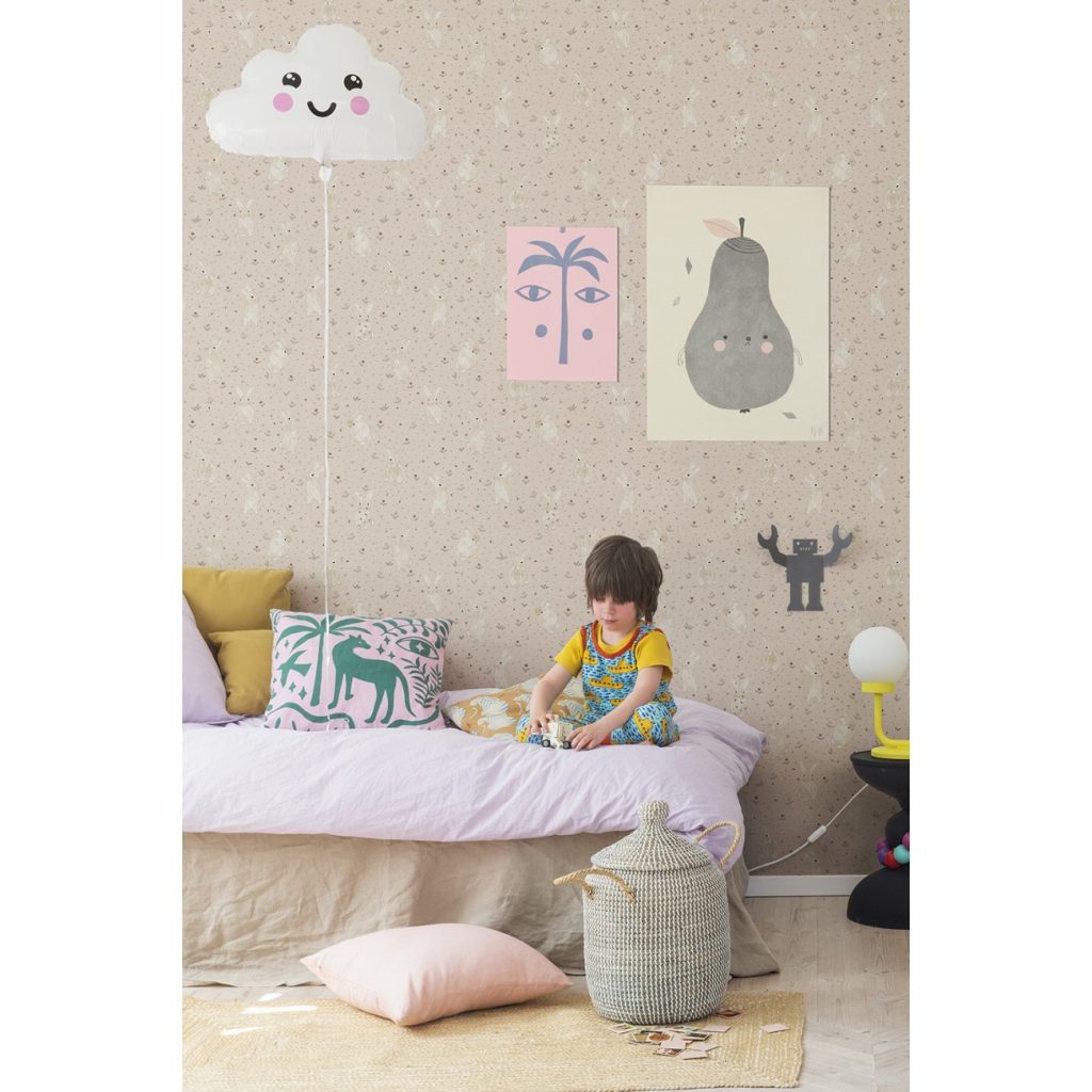 bunny wallpaper for baby room