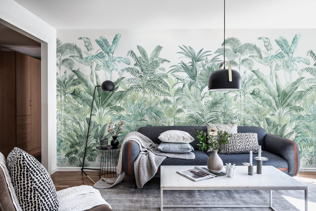 palm tropical theme wallpaper