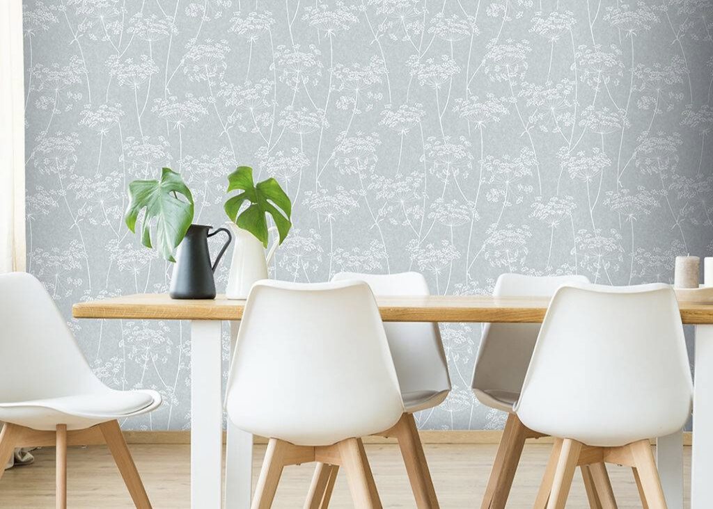 Aura Blue Wallpaper-Match Wallpaper with Home Interior