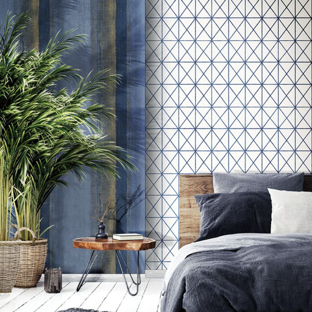 How to Creatively Mix & Match 2 Wallpapers in The Same Room - HONPO BLOG
