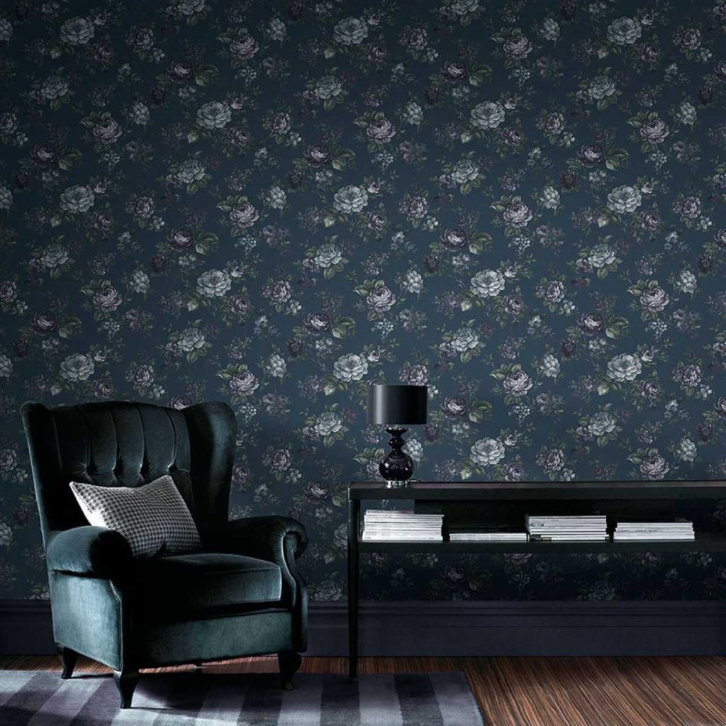 Muse French Navy-Dark Earth Tone Wallpaper Recommendation