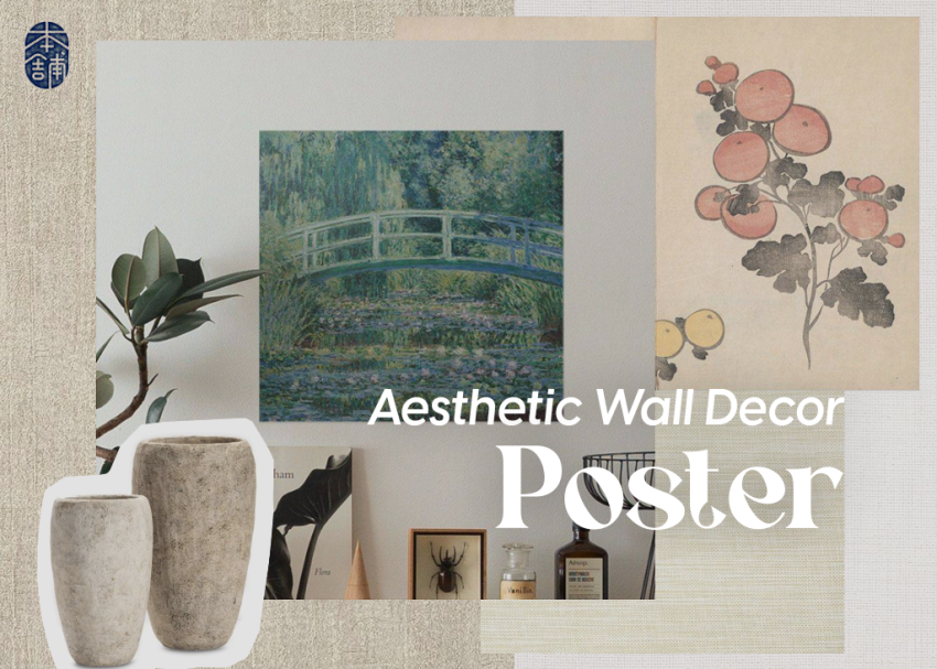 aesthetic wall decor poster