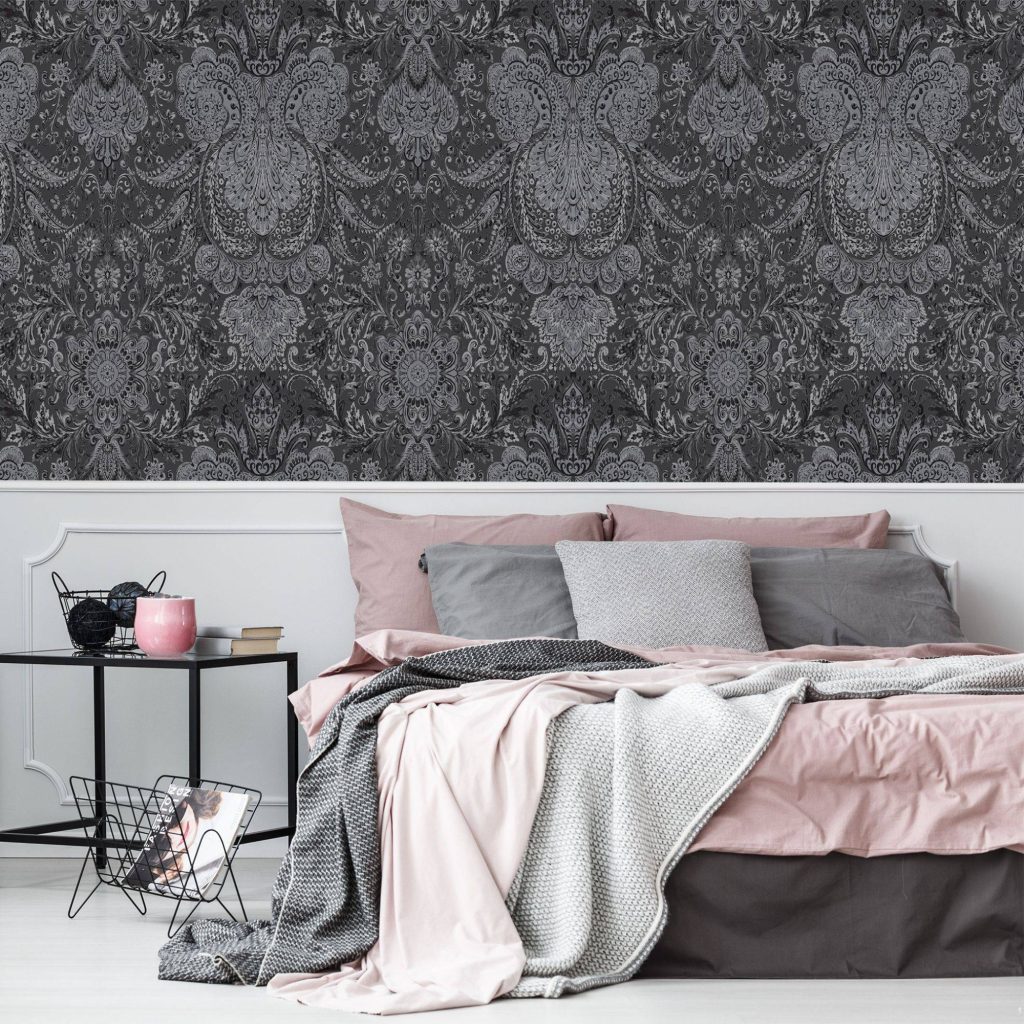 damask wallpaper Tahiti 26706 by Hohenbreger from Tropical 2021 Collection
