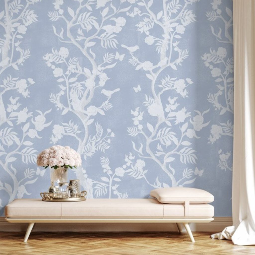 Floral Chinoiserie Wallpaper by Honpo Singapore