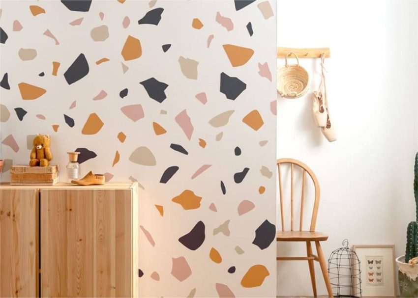 Stickable and Removable Wallpaper for Rental Housing