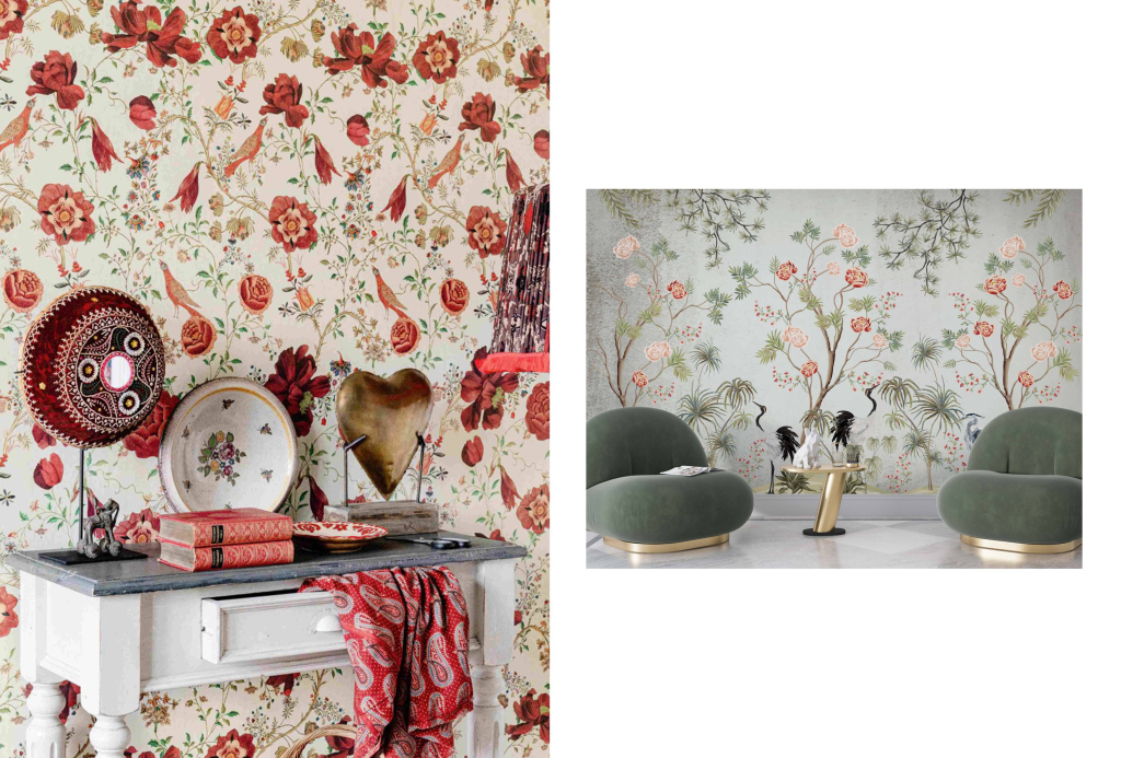 You can show your personality on your wall by Chinoiserie Wallpaper