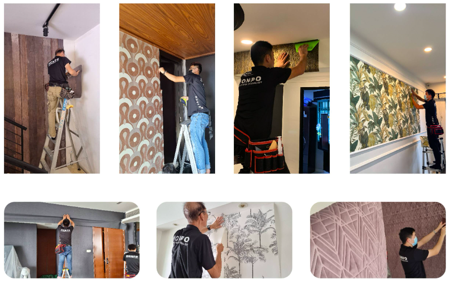 provide installation services to ensure that your new wallpaper looks flawless