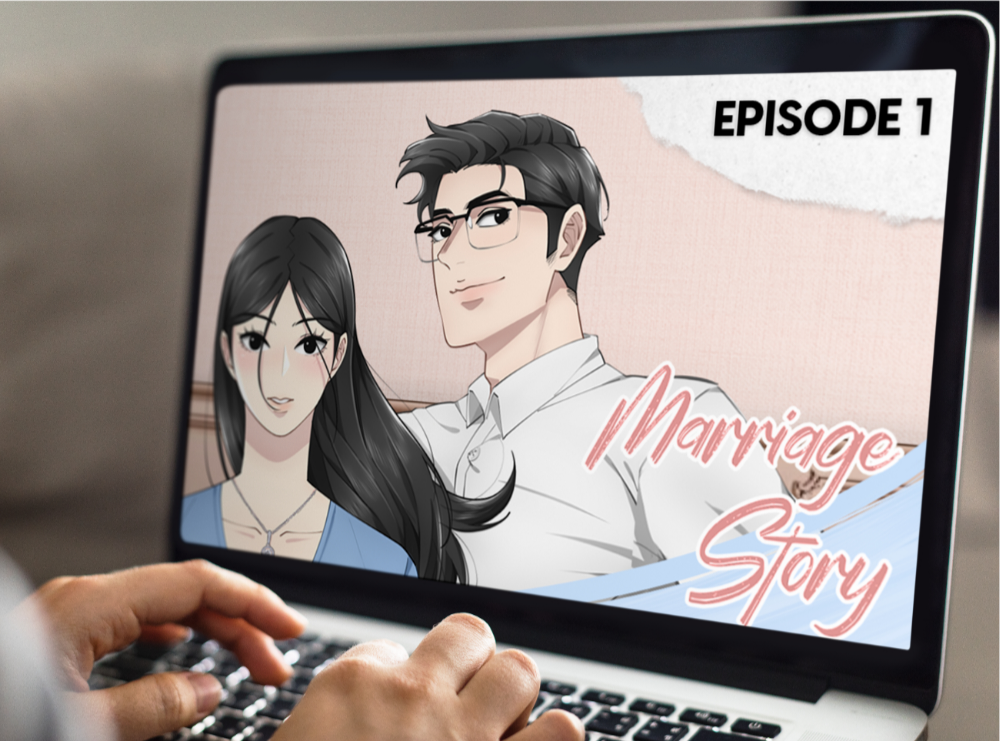 webcomic marriage story from honpo