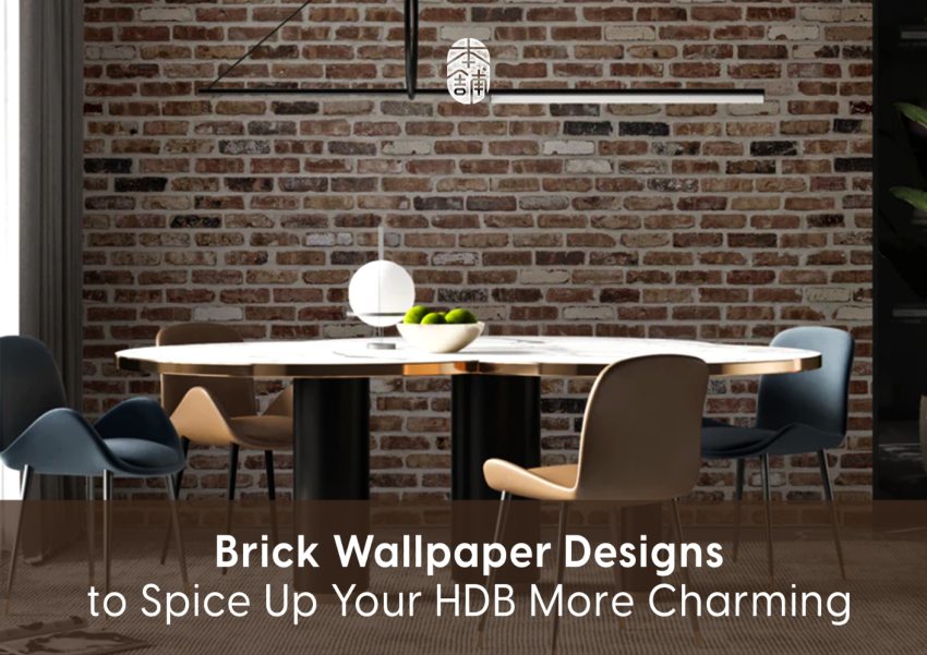 Brick Wallpaper Designs to Spice Up Your HDB More Charming