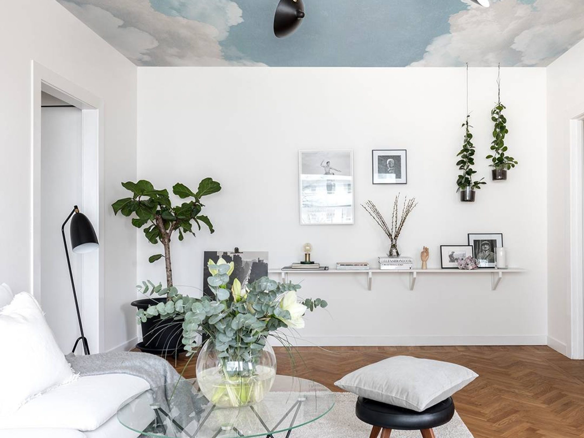 Cuddle Clouds, Ceiling - Ways to Use Wallpaper