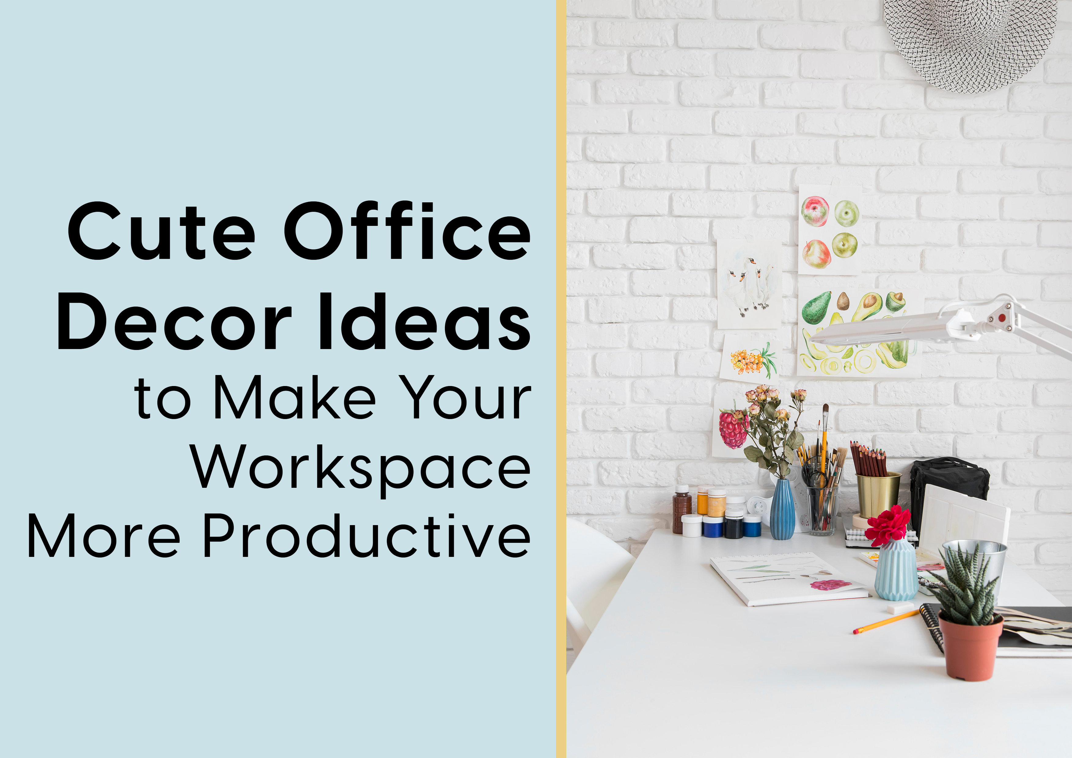 Instagram Worthy E With These Cute Office Decor Ideas