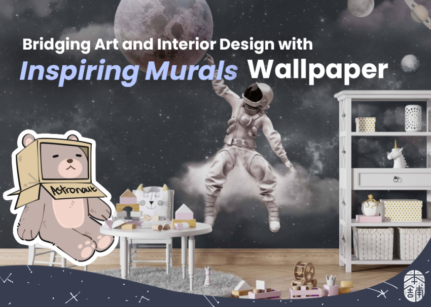 7 Inspiring Wall Murals for Bridging Art with wallpaper