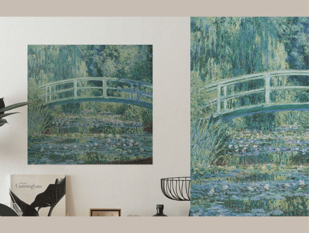 Monet aesthetic wall decor