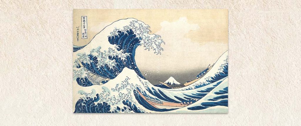 the Great Wave off the coast by Kanagawa