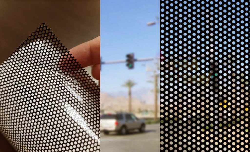 perforated vinyl window film