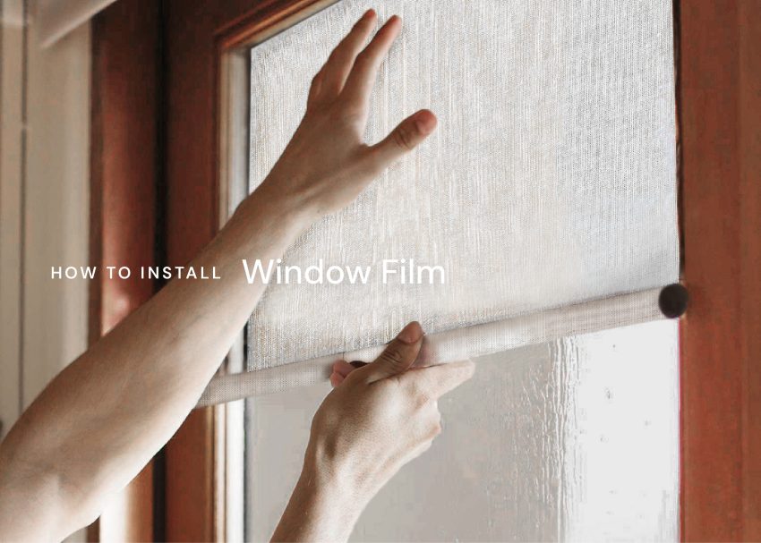 how to install window film