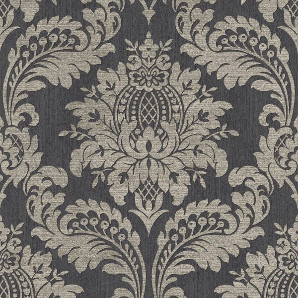 BOUTIQUE INDULGENCE | ARCHIVE DAMASK BLACK & GOLD | 119971