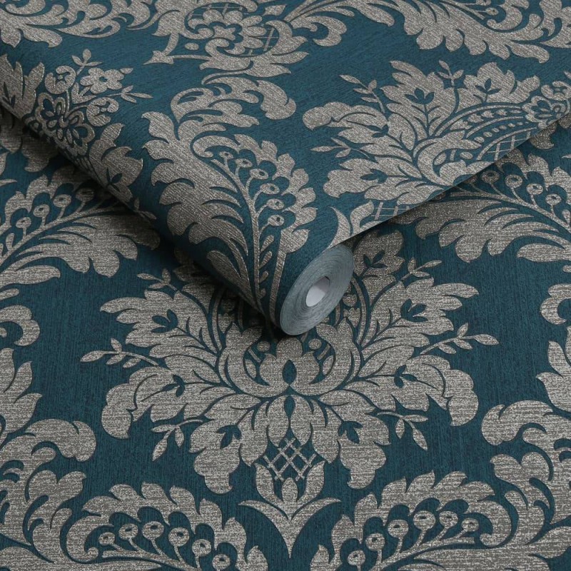 BOUTIQUE INDULGENCE | ARCHIVE DAMASK TEAL | 119969