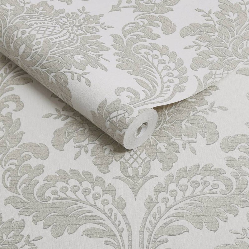 BOUTIQUE INDULGENCE | ARCHIVE DAMASK GREY | 119972