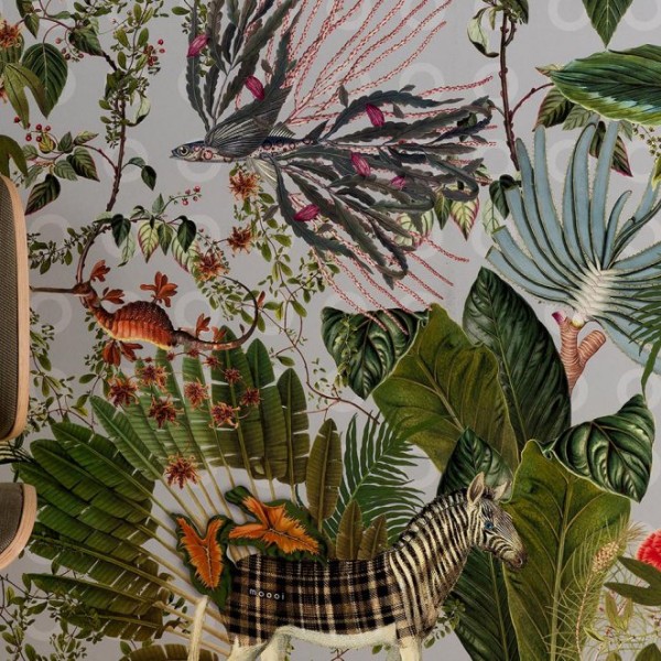 Menagerie of Extinct Animals | MO2072 | Moooi Wallcovering Extinct Animals