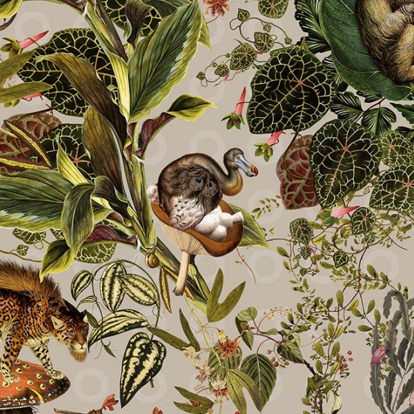 Menagerie of Extinct Animals | MO2073 | Moooi Wallcovering Extinct Animals