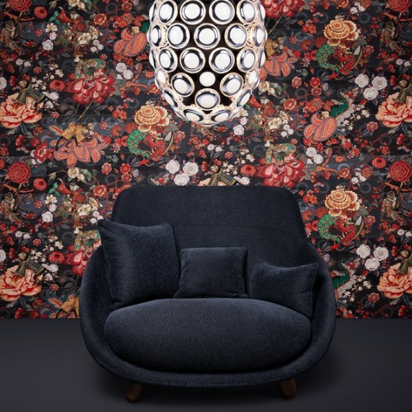 Rendezvous Tokyo Blue | MO3010 | Moooi Wallcovering Tokyo Blue 