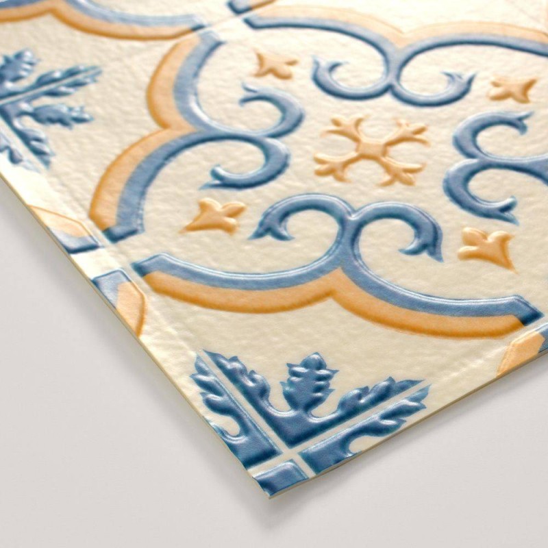 Floor Mat - Moroccan Tile (blue)