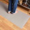 Floor Mat - Square Tiles (Light Gray)