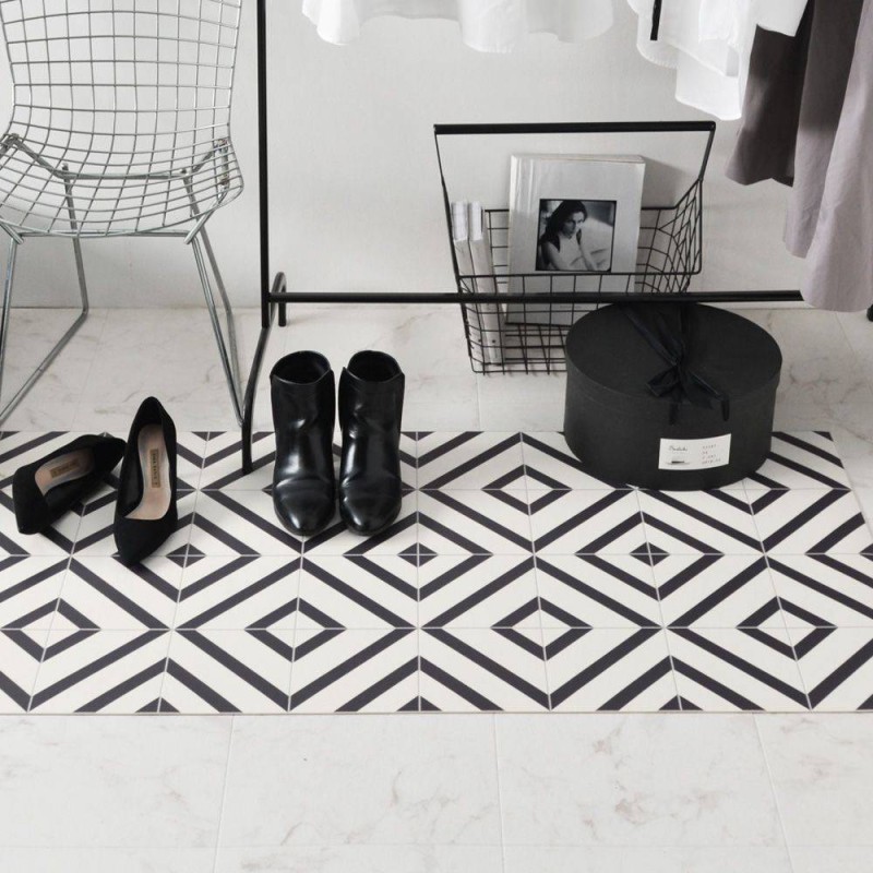 Floor Mat - Stylish Tiles