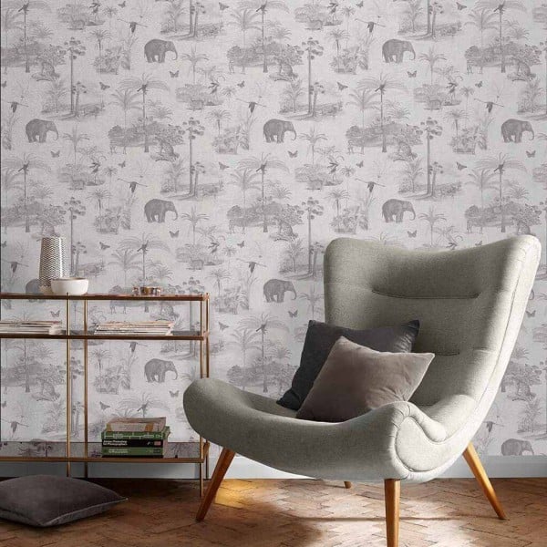 Graham & Brown / Tropique Zoo Wallpaper