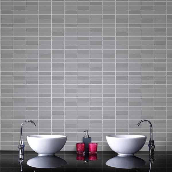 Graham & Brown / Rimini Tile Grey Shimmer 33-066