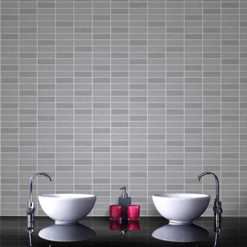 Graham & Brown / Rimini Tile Grey Shimmer 33-066