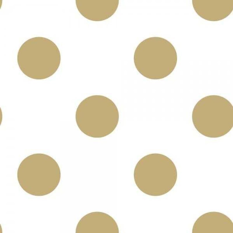 Graham & Brown / INDIVIDUAL / Gold Dotty 100105