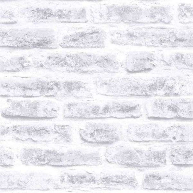 Graham & Brown / Superfresco / White Realistic Brick / 101801