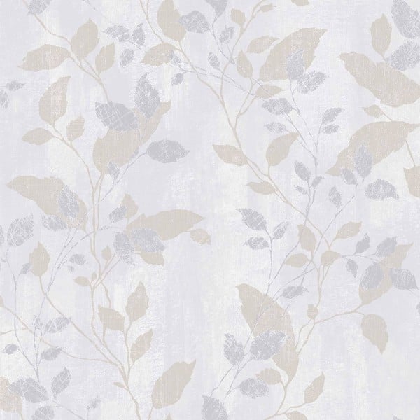 Graham & Brown | VERMEIL | Vermeil Leaf Grey 104050