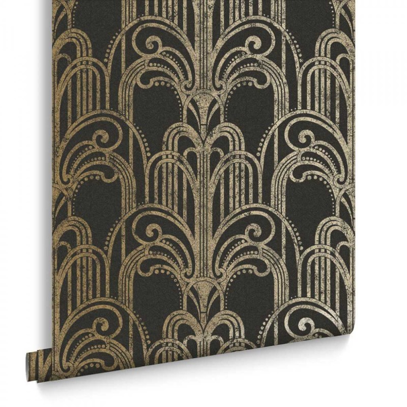 Graham & Brown / Art Deco Black and Gold 104299