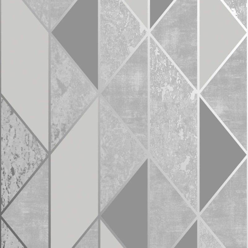 Graham & Brown / MILAN / Milan Geo Silver 106405