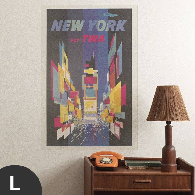 Hattan Art Poster Fly TWA New York / HP-00060