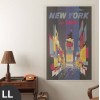 Hattan Art Poster Fly TWA New York / HP-00060