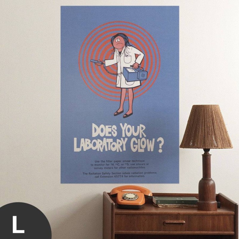 Hattan Art Poster Does Your Laboratory Glow / HP-00086