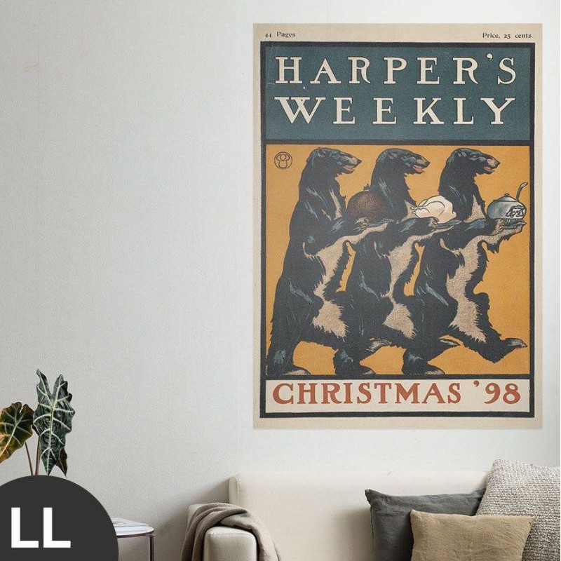 Hattan Art Poster Harper's weekly, Christmas '98 / HP-00106