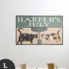 Hattan Art Poster Harper's July / HP-00113