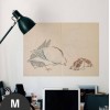 Hattan Art Poster Korin Art Poster Dove and Sparrow / HP-00143