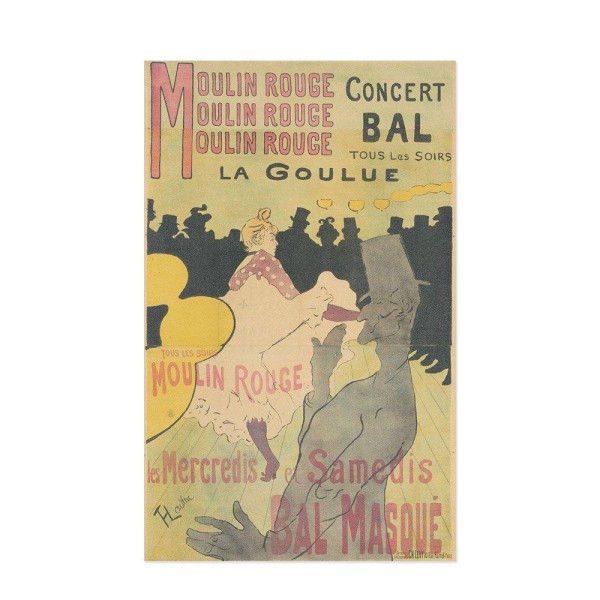 Hattan Art Poster Moulin Rouge, La Goulue / HP-00145