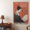 Hattan Art Poster The Boston Sunday herald / HP-00112