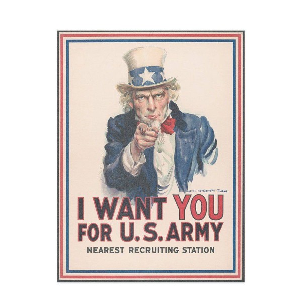 Hattan Art Poster I want you for U.S. Army / HP-00015