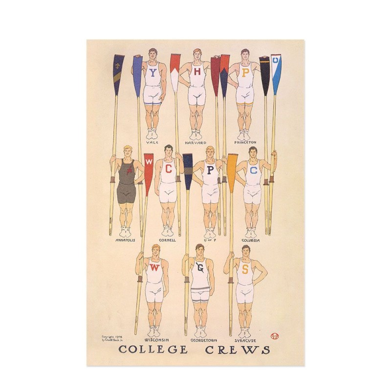 Hattan Art Poster College Crews / HP-00065