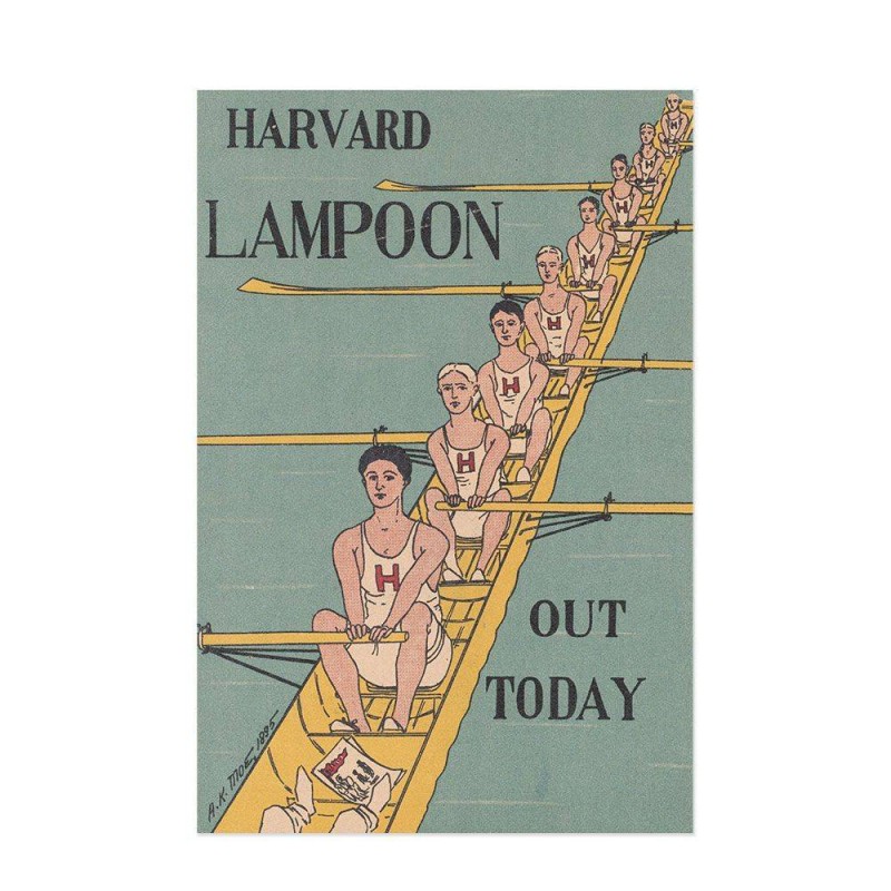 Hattan Art Poster Harvard Lampoon, Out Today / HP-00104