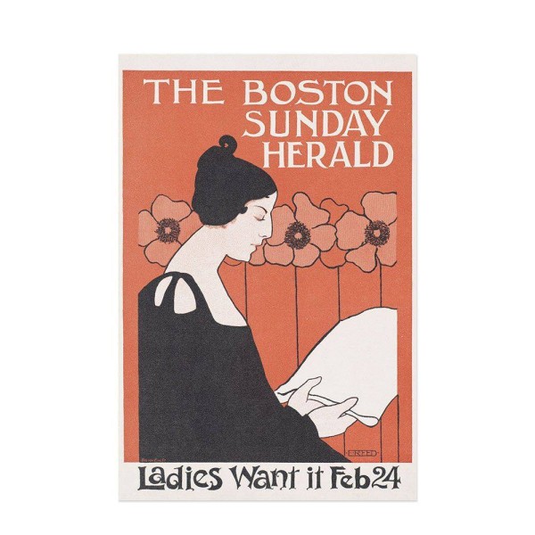 Hattan Art Poster The Boston Sunday herald / HP-00112