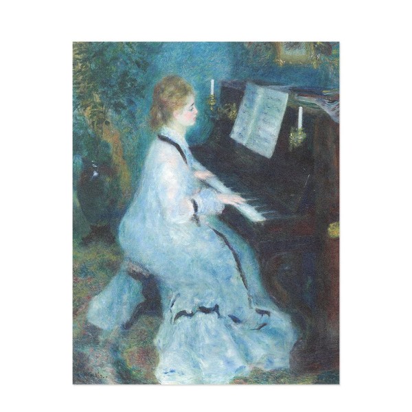 Hattan Art Poster Renoir Woman at the Piano / HP-00137